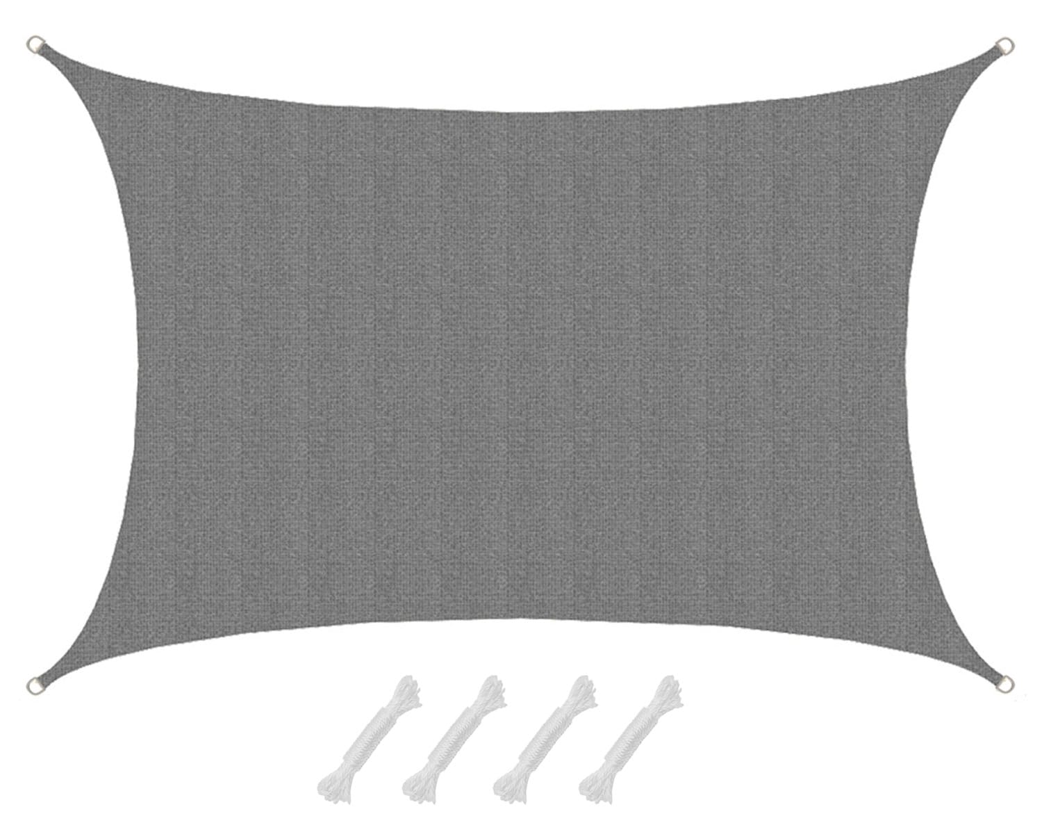 UV Sonnensegel Wasserdurchl&auml;ssig 5x3 - Rechteckig - Sonnenschutz Garten Terrasse 