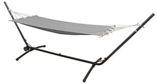 Outdoor Hängematte mit Gestell auf Rollen 335x100 Hängemattengestell Verstellbar 