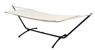 Outdoor Hängematte mit Gestell - 310cm Hängemattengestell 200x120 Stabhängematte 