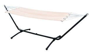 Outdoor Hängematte mit Gestell - 310cm Hängemattengestell 190x80 Stabhängematte 