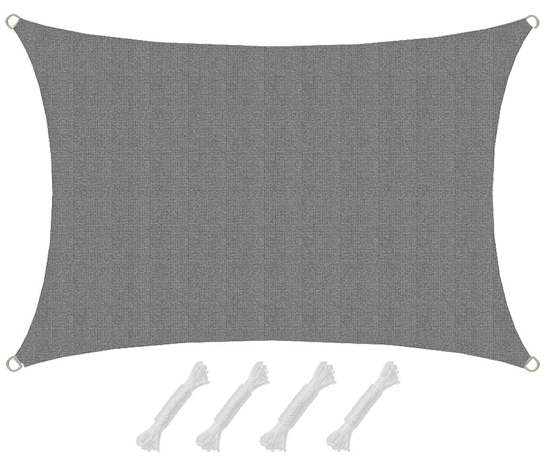 UV Sonnensegel Wasserdurchl&auml;ssig 1x2 - Viereckig - Sonnenschutz Garten Terrasse 