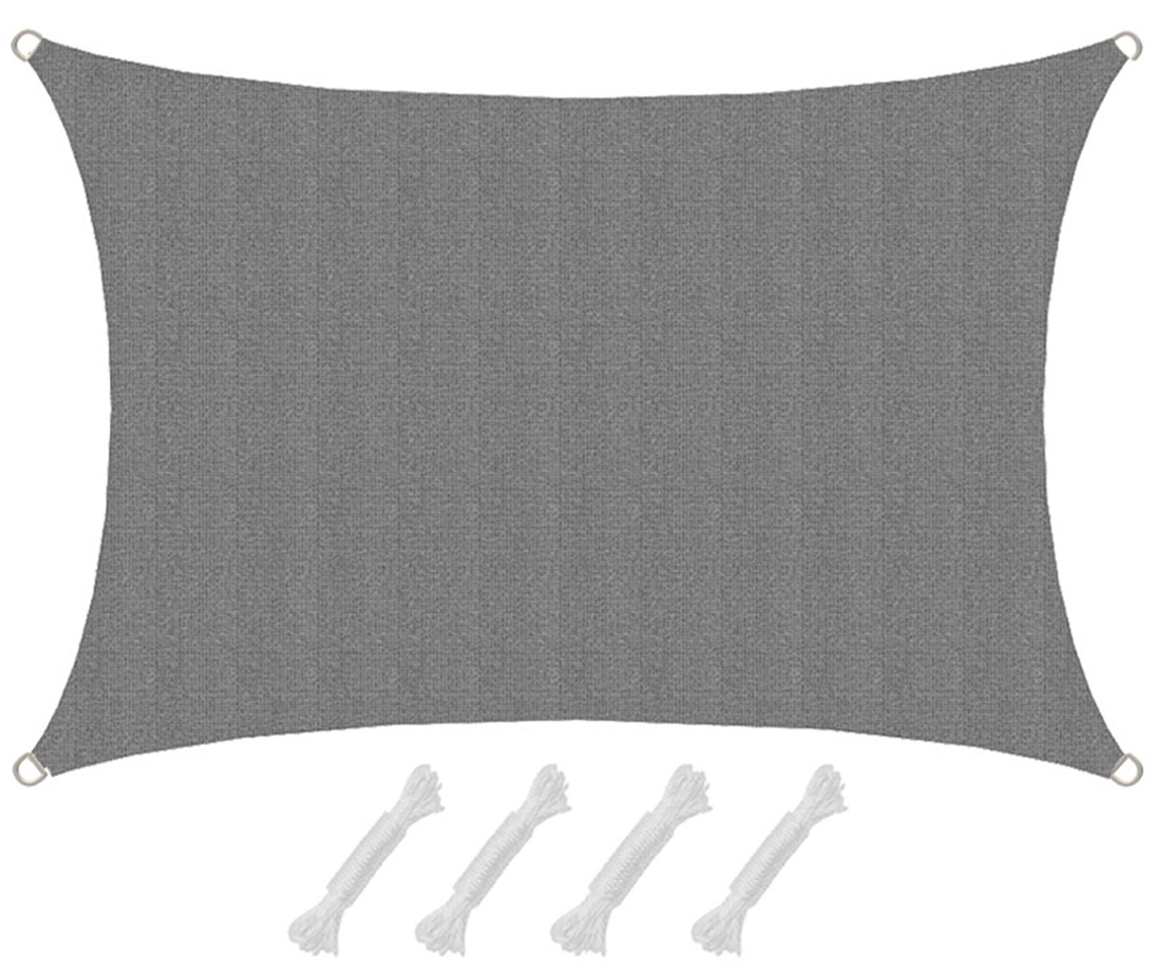 UV Sonnensegel Wasserdurchlässig 1x2 - Viereckig - Sonnenschutz Garten Terrasse