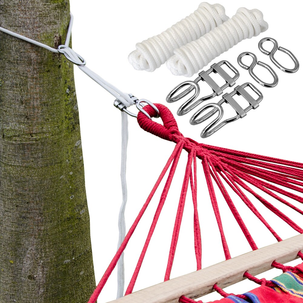 6m H&auml;ngematten Befestigung bis 160kg - Baum Befestigungsset 