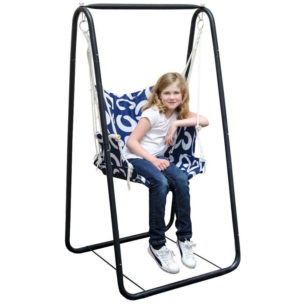 H&auml;ngestuhlgestell mit H&auml;ngesessel bis 100kg - Komplettset 