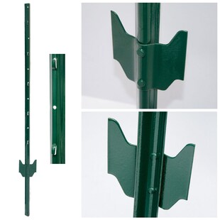 Zaunpfahl 80cm Zaunpfosten Pfahl Pfosten für Maschendraht-Zaun 