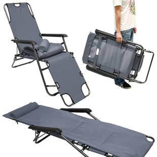 Liegestuhl 178 cm Campingliege Gartenliege Sonnenliege Liege Strandliege Stuhl 