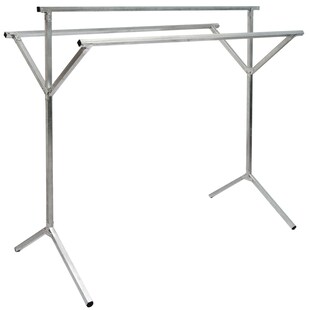 klappbarer Kleiderständer 3 Aufhängestangen Garderobenständer Wäscheständer 150cm lang Mehrzweckstan 