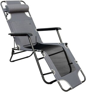 Liegestuhl 178cm Campingliege Sonnenliege Gartenliege Liege Strandliege Stuhl 