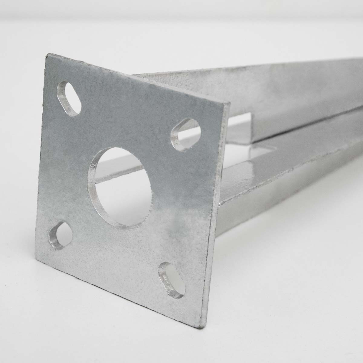 Einschlagbodenhülse 50cm Bodenhülse Ø36 mm Metall Hülse Pfostenträger   feuerverzinkt