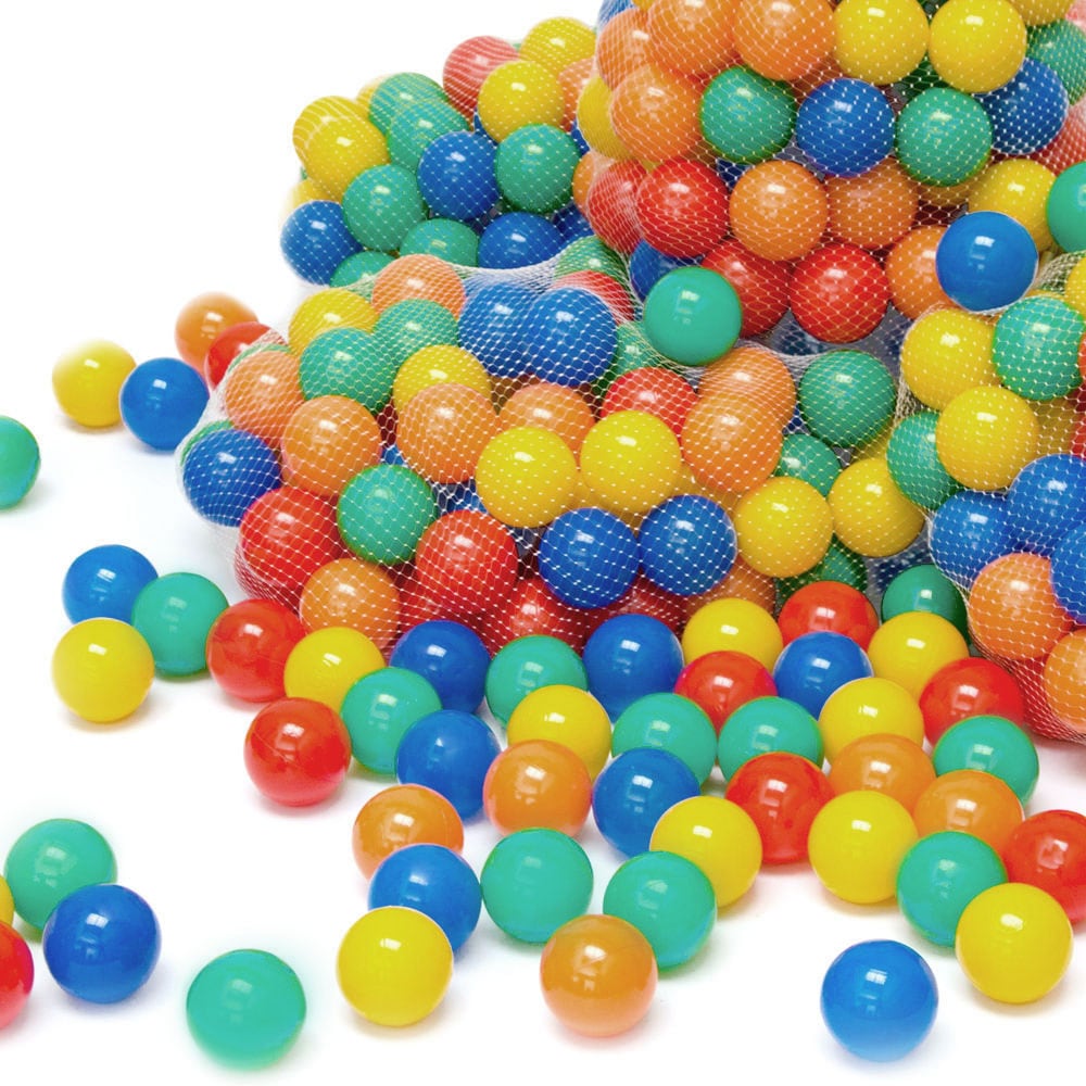 6000 bunte B&auml;lle f&uuml;r B&auml;llebad 7cm Babyb&auml;lle Plastikb&auml;lle Baby Spielb&auml;lle 