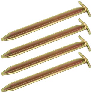 Extra Stabil 4 Stahl Erdnägel T-Profil 300x25mm Heringe Harte Böden Zeltnägel 