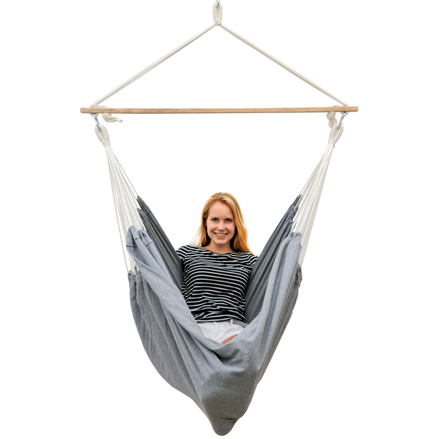 Extra-Sicher XXL Hängesessel - 185x130cm Hängestuhl bis