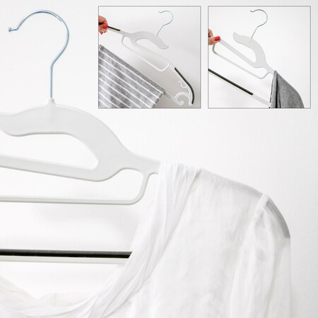 15 Kleiderbügel drehbarer klappbarer Haken Anti-Rutsch ausziehbare Au