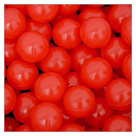 50 Bälle für Bällebad 5,5cm Babybälle Plastikbälle Baby Spielbälle Rot 