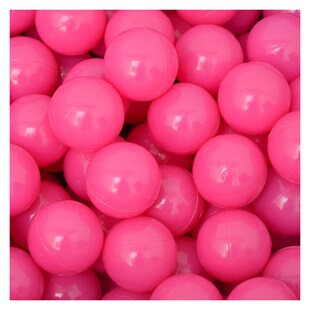 50 Bälle für Bällebad 5,5cm Babybälle Plastikbälle Baby Spielbälle Pink 