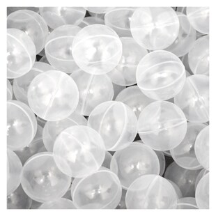 50 Bälle für Bällebad 5,5cm Babybälle Plastikbälle Baby Spielbälle Transparent 