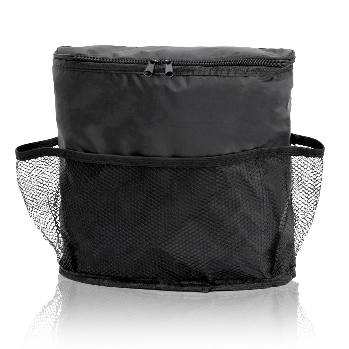 Auto Organizer K&uuml;hlfach 25x26x12 cm R&uuml;cksitz K&uuml;hltasche Autositz Tasche Schwarz 