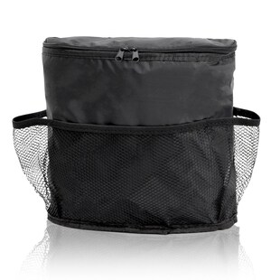 Auto Organizer Kühlfach 25x26x12 cm Rücksitz Kühltasche Autositz Tasche Schwarz 