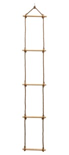 Kinder Strickleiter 188x30 Outdoor Kinderleiter Kletterleiter Hängeleiter Natur 