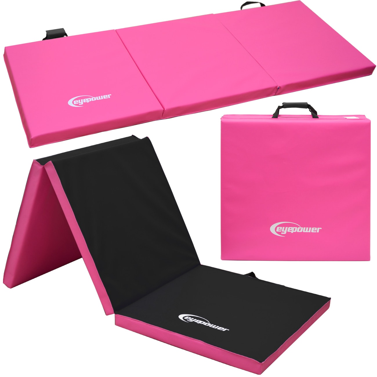 180x60 Klappbare Gymnastikmatte - 5cm dicke Turnmatte Kinder - Weichbodenmatte 