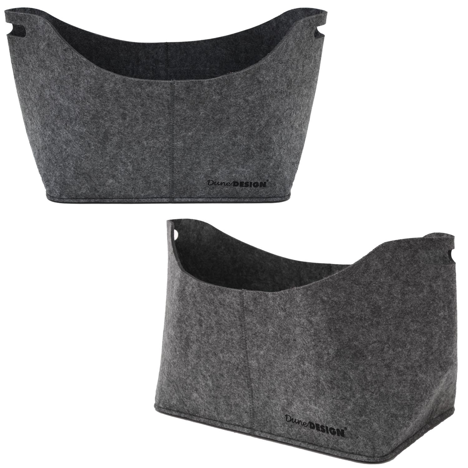 XL Filztasche 40x25x30cm Filzkorb 15KG Kaminholz-Tasche Einkaufskorb Filzkorb 