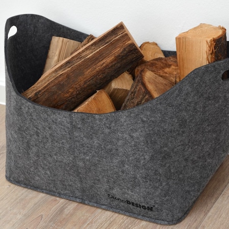Filztasche Einkaufskorb Holz Holzkohle Organizer für Kofferraum