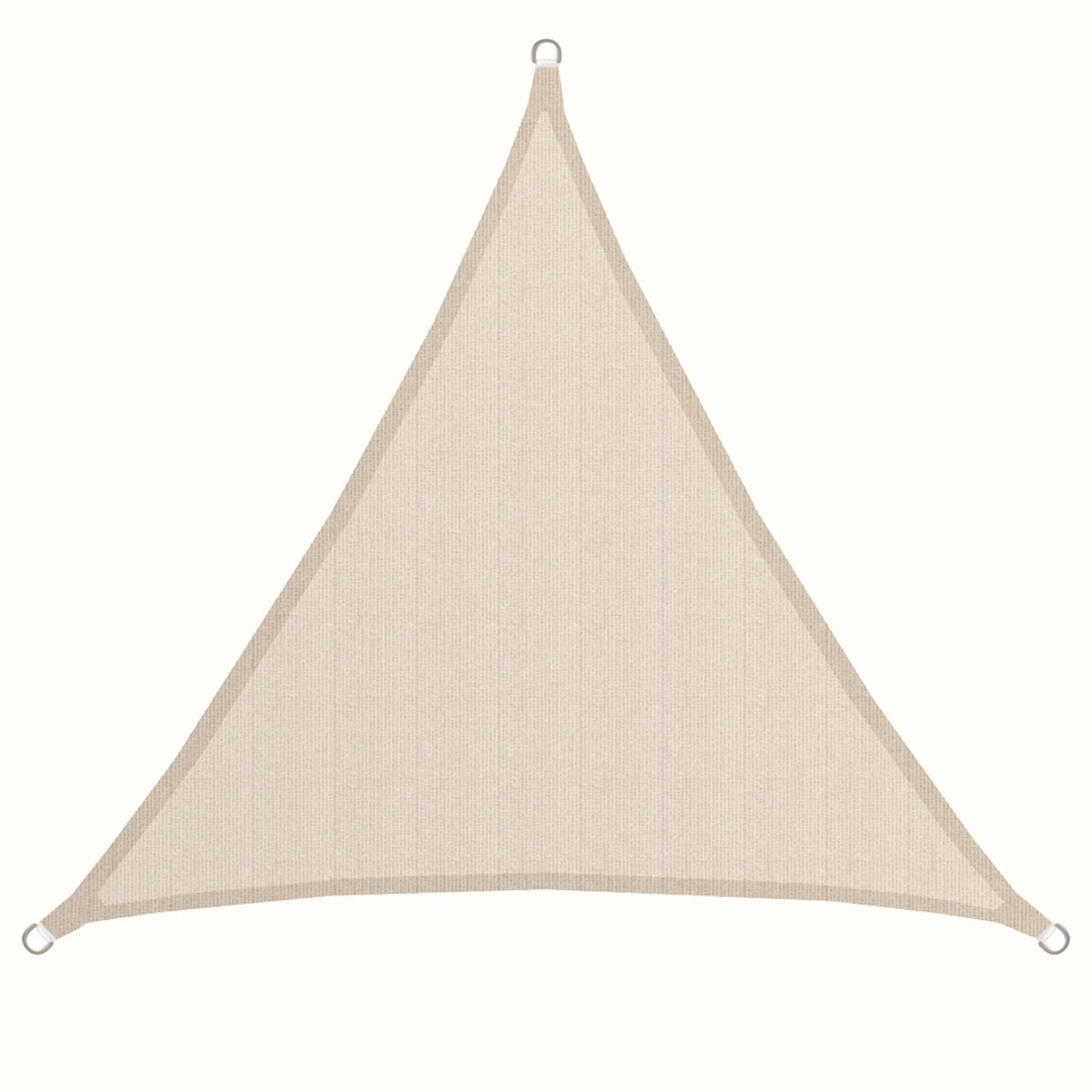 UPF50+ UV Sonnensegel 2x2x2 Polyester Dreieck Wasserabweisend Garten Segel Beige