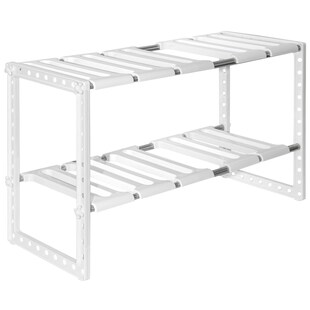 Unterschrankregal Küchenregal 39-67 cm Teleskopregal Unterschrank Regal Küche 
