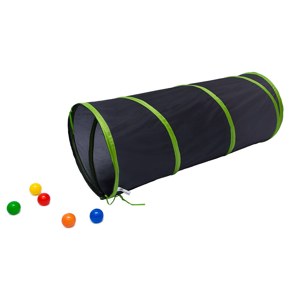 LittleTom Bällebad Elefant Mit Tunnel – Spielzelt 100x100x102 Cm Für Kinder Ab 1 Jahr, Indoor-Spielgerät Aus Polyester