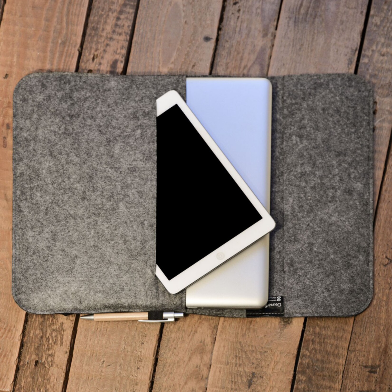 Filz Laptop-Tasche 35x24 cm Tablet Hülle MacBook Pro Air iPad