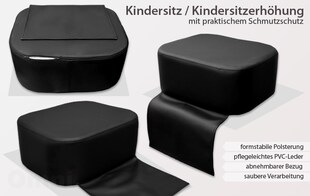 Kindersitz Sitzkissen Kinderstuhl Kinderkissen Friseur Sitzerhöhung Friseurstuhl 