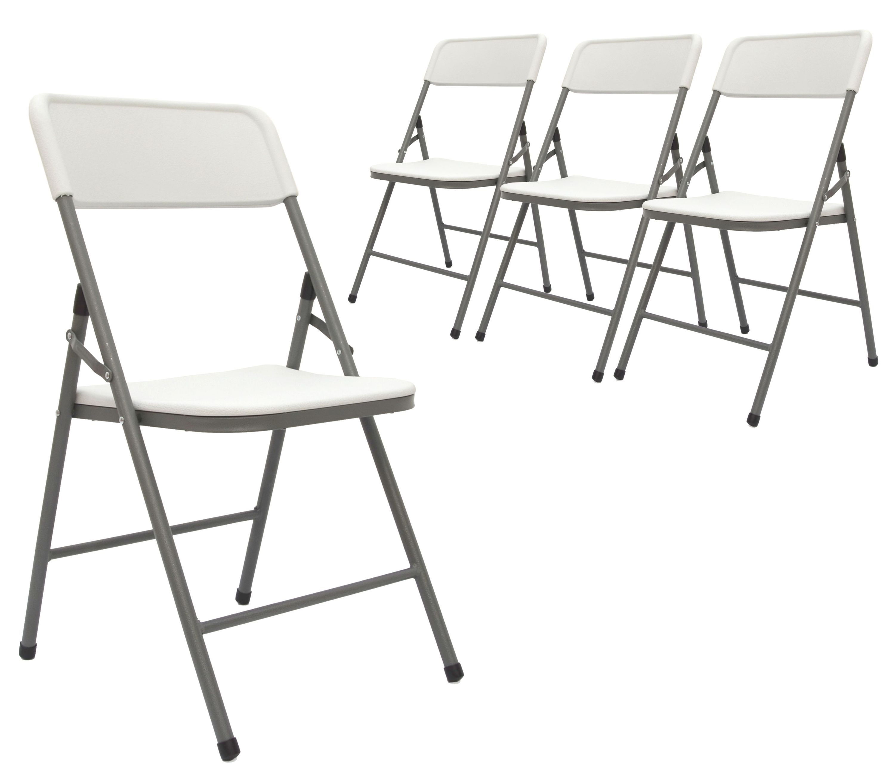 4 Klappst&uuml;hle bis 150kg - 50x46x83,5 Balkonstuhl Klappbar Gartenstuhl Kunststoff 