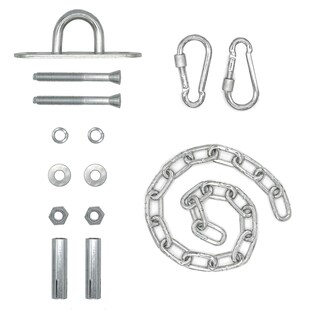 230kg Hängesessel Kette mit Deckenhaken - 66cm Aufhängung für Boxsack Hängematte 