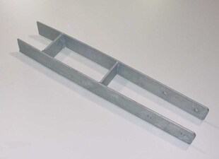 Pfostenträger H Anker 115mm Pfostenschuh  H-Anker Pfostenhalter Pfostenanker Neu 