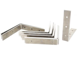 1x starker ALU Winkel Schwerlast 150x150x30mm 5mm stark Verbinder Regal Stuhlwinkel 