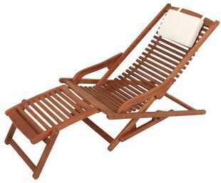 Garden Pleasure Lounge Eukalyptus Holz Sonnenliege Garten Relax Liege Möbel 