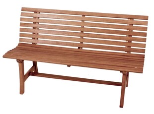 Garden Pleasure Parkbank Moreno Eukalyptus Holz Garten Bank Sitzbank Möbel 