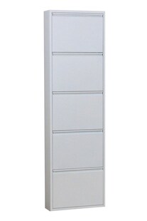 Schuhschrank Pisa 5 Klappen (B)50 x (H)172,5 x (T)16cm 