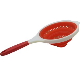 Silikon Küchensieb Gemüse faltbar Camping Sieb Abtropfsieb Nudelsieb Seiher 