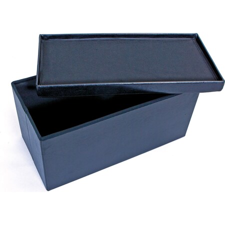 Aufbewahrungsbox Sanne Hocker faltbar mit Deckel schwarz Faltbox Regalbox  Box bei Marktkauf online bestellen