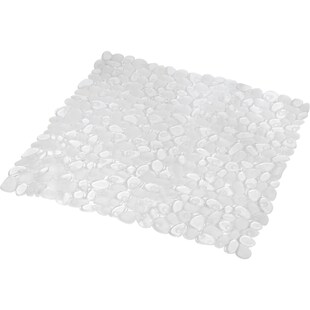 PVC Antirutsch Matte 52x52cm Steinoptik Duschmatte 