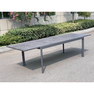 Alu Gartentisch 300x100cm Terrassentisch Balkontisch Esstisch Gartenmöbel Tisch 