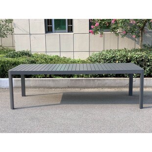 Alu Gartentisch 240x100cm Terrassentisch Balkontisch Esstisch Gartenmöbel Tisch 