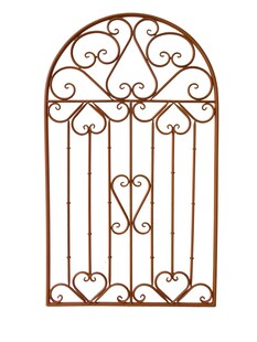 Metall Wand Dekor TARVOS Gitter Rankgitter Garten Dekoration Terrasse Outdoor 