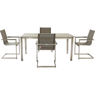 5tlg Tischgruppe Gartenmöbel Gartentisch Stuhl Garten Freischwinger Sessel Tisch 