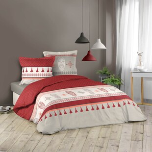 3tlg. Bettwäsche 240x220cm Azteken Mexico Baumwolle Bettdecke Übergröße Bett 