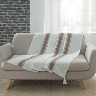 Baumwolle Wohndecke 125x150 Tagesdecke Kuscheldecke Sofa Couch Decke Überwurf 