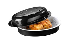 Schmortopf Keramik Beschichtung 32cm Bräter Topf Gartopf Auflaufform Bratentopf 