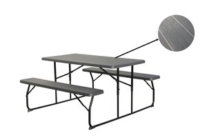 Bierzeltgarnitur klappbar 153(L) x 136(B) x 72cm(H) 