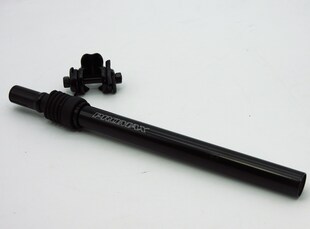 Promax gefederte Sattelstütze 27,2mm mit KLoben schwarz 